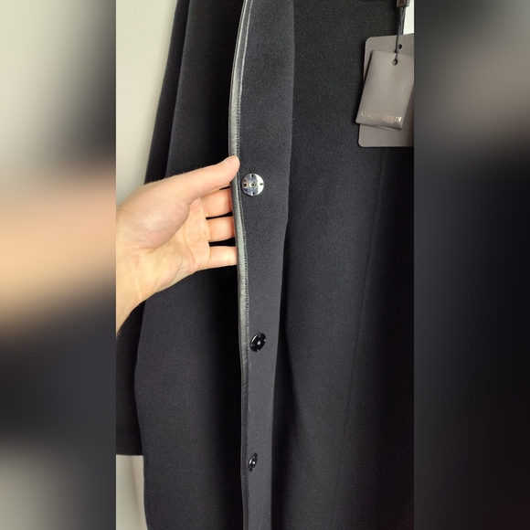 NWT Marina Rinaldi Black Wool Coat high quality designer 22 plus size oversized - Picture 12 of 15